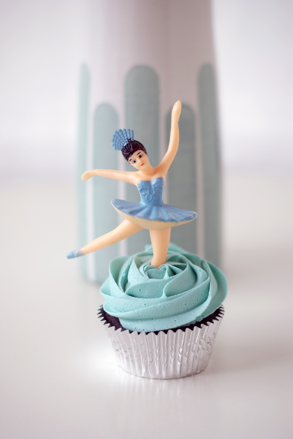 Cupcake Topped with Ballerina