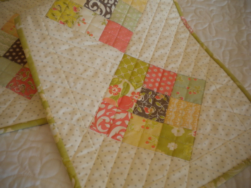 Charm Pack Quilted Table Runner, in the Craftsy Pattern Store