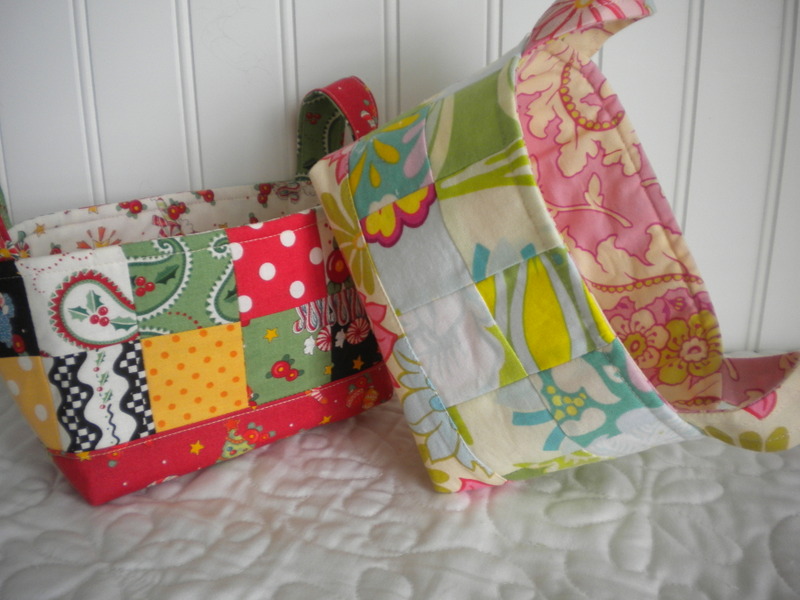 Quilted Fabric Basket - Bluprint.com