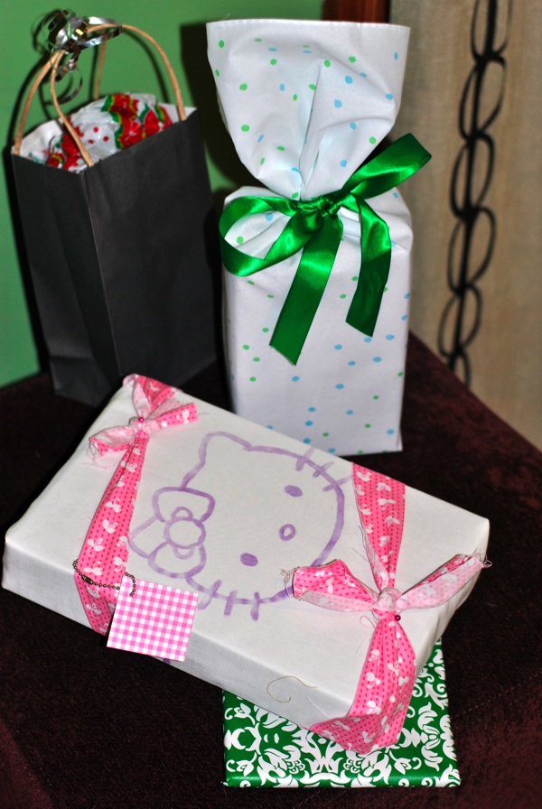 Painted Gift Wrap