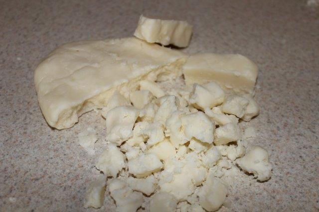 Breaking White Chocolate into Chunks