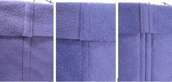 Three Seams in Fleece 