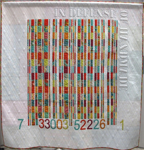 Multi-Colored Striped Quilt 