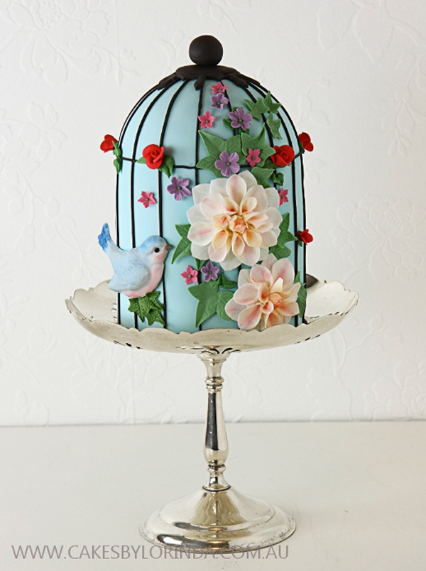 Delicate Birdcage Cake