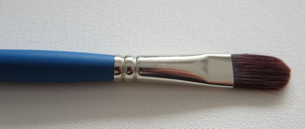 Filbert brush