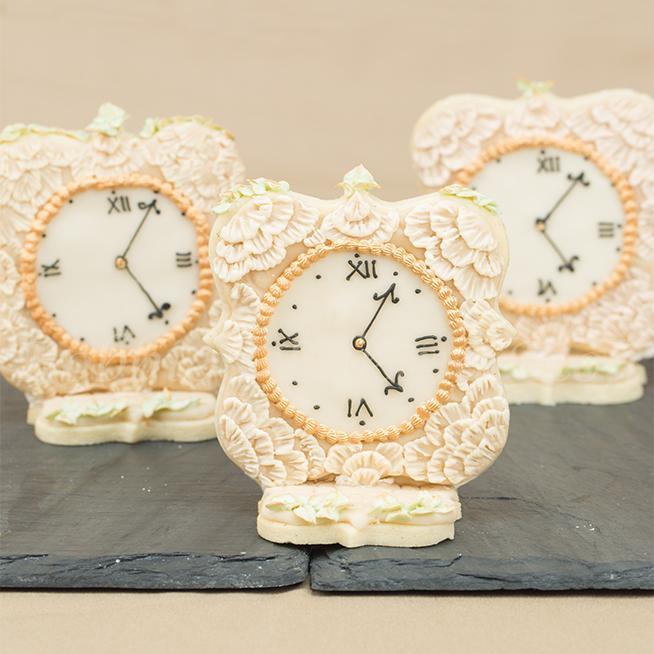 Decorated Cookies Featuring Lace Clocks - craftsy.com