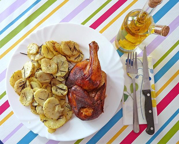 Different Cuts of Chicken: Chicken and Potatos