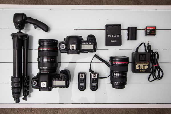 Cameras and Other Photography Equipment, Laid Out