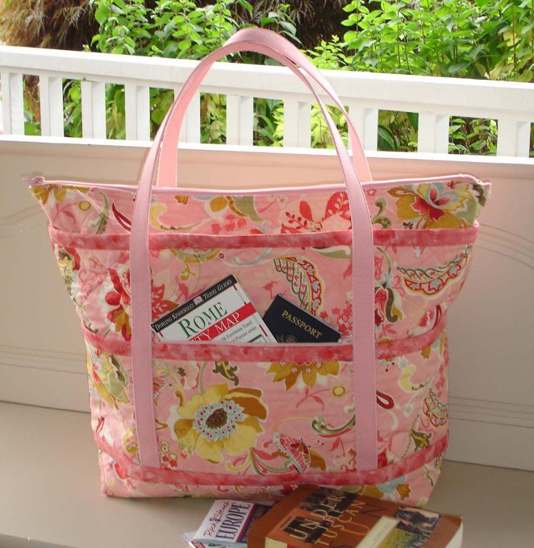 Pink Patterned Bag 