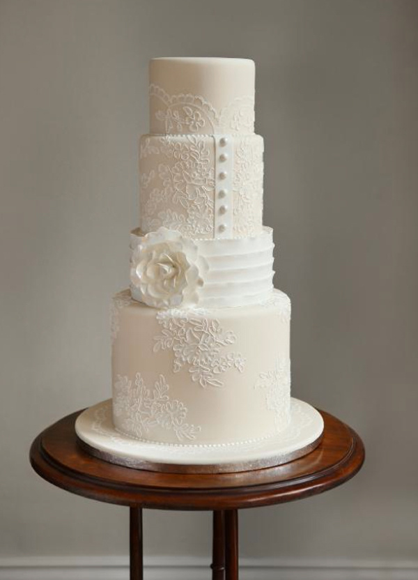 Tiered Lace Cake on Bluprint.com