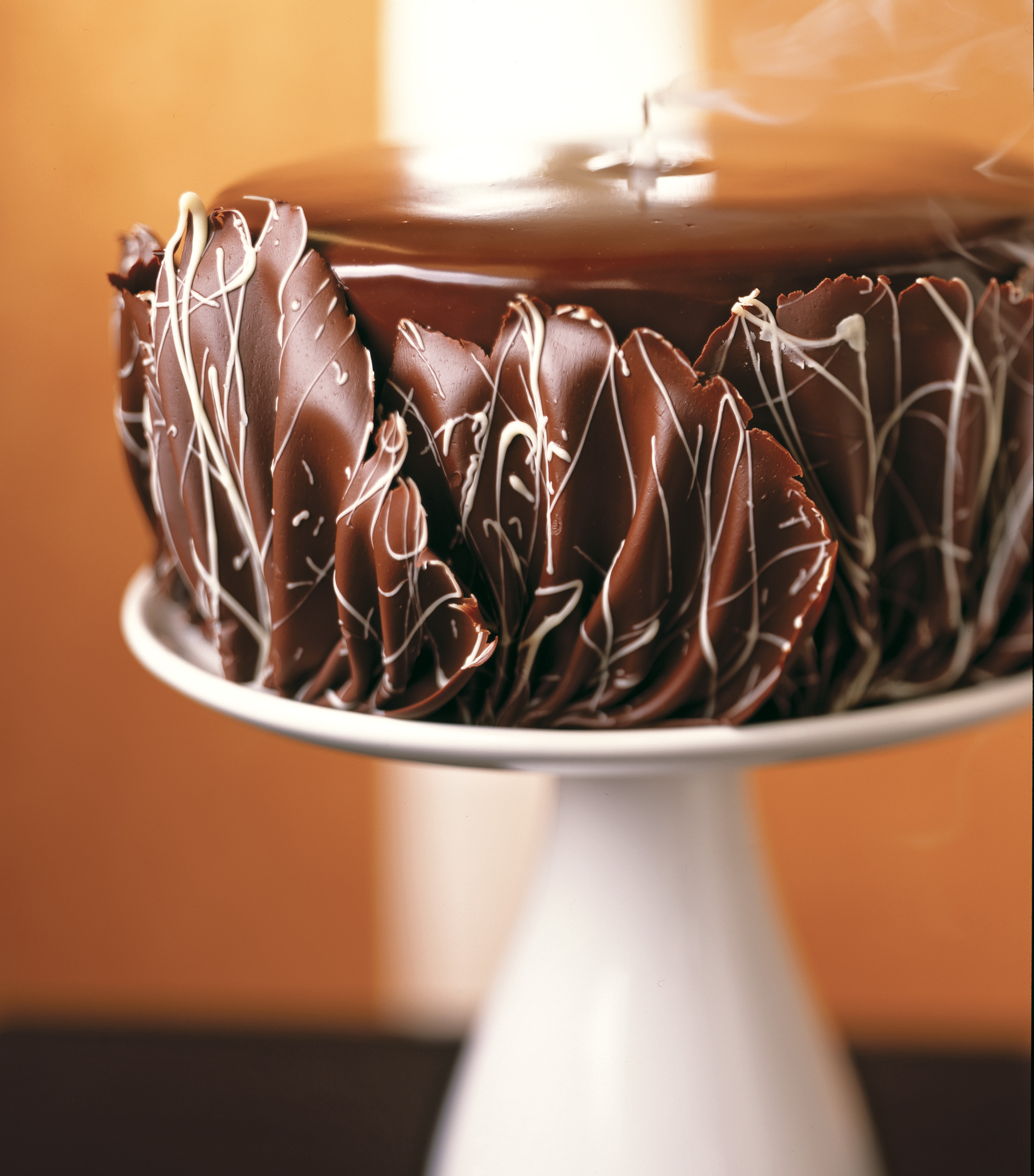 Bluprint.com: Decadent Chocolate Cake on Pedestal 