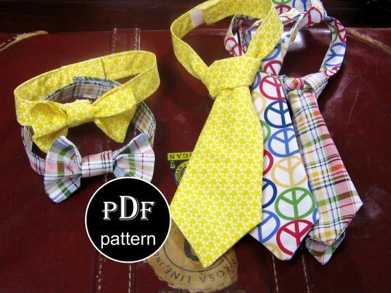 Bow Tie and Neck Ties - Patterns by Craftsy Member