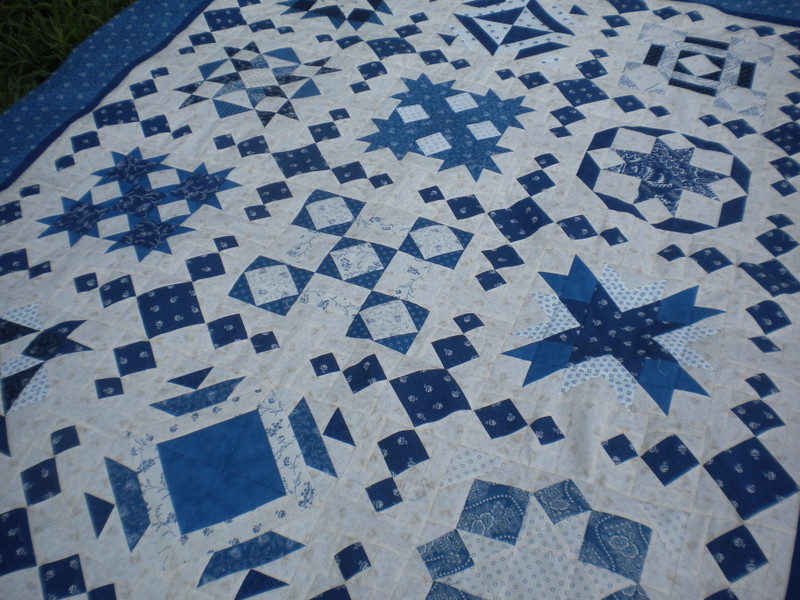 Quilt Created with Pieced Sashing