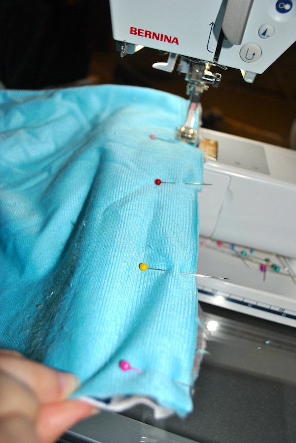 Sewing with Minky Fabric on the Machine 