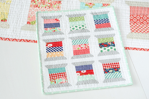 Mini Spool Quilt by Craftsy Member Camille Roskelley