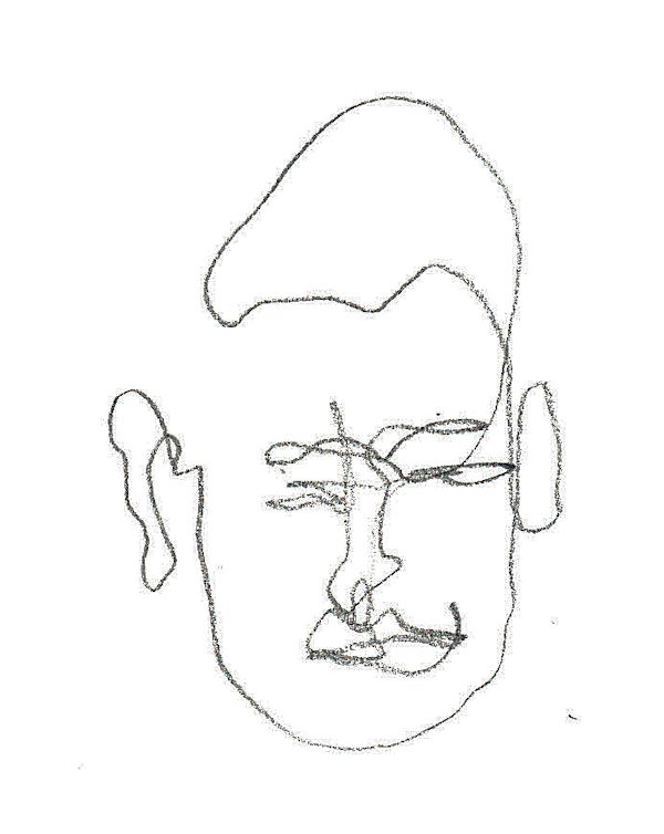 blind contour drawing