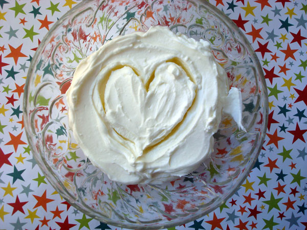 Crème Fraîche in a Bowl, with Heat 