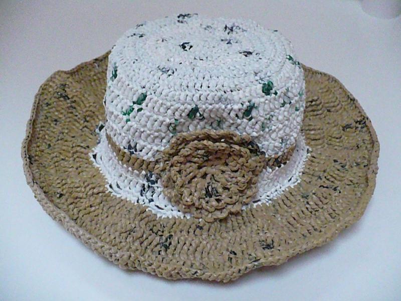 Hat Out of Plarn