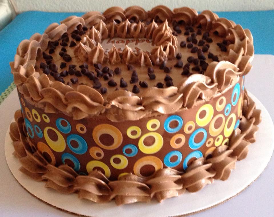 Decorated Chocolate Cake on Bluprint.com