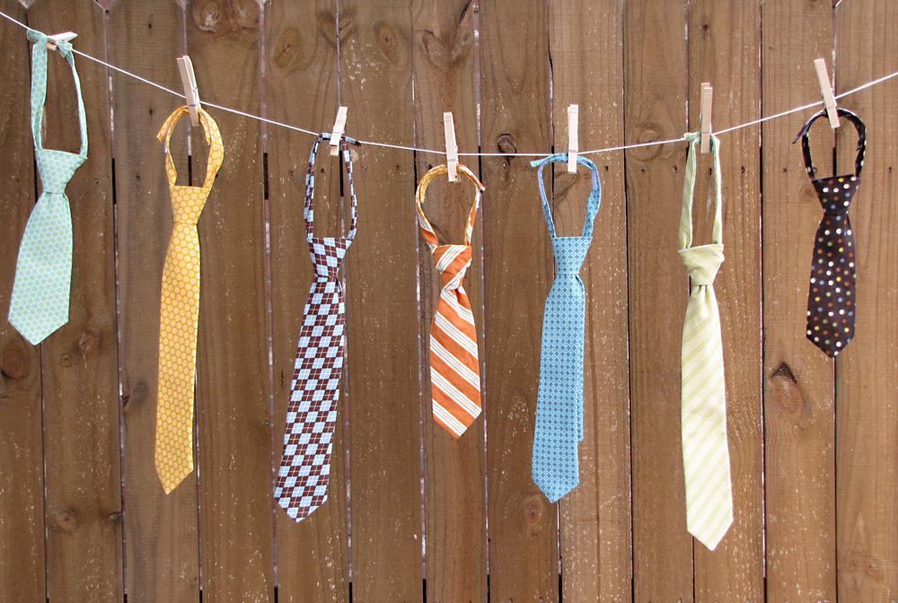 Ties on a Clothes Line - Tie Pattern on Craftsy.com