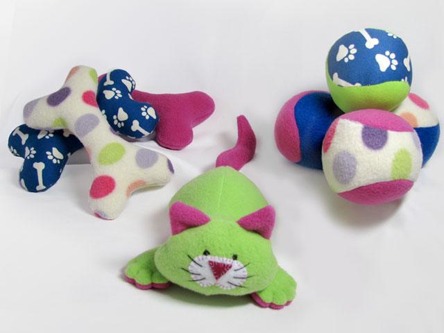 Sewn Dog Toys - Pattern on Bluprint