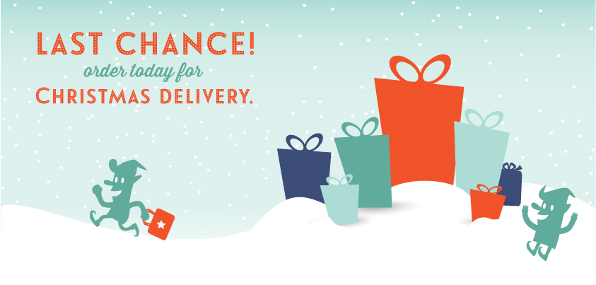 Last Chance for Christmas Delivery 