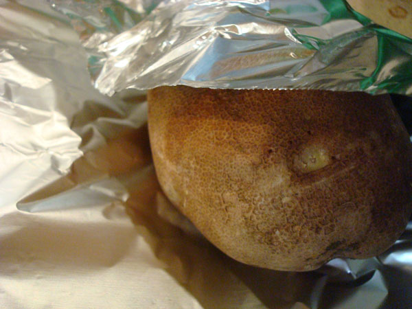 Wrapping the Potato in Tin Foil