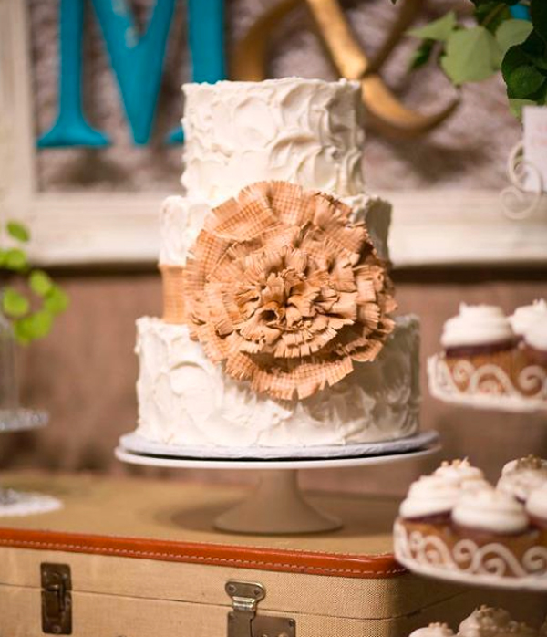 Bluprint Project - Cake with Large Ruffled Bow