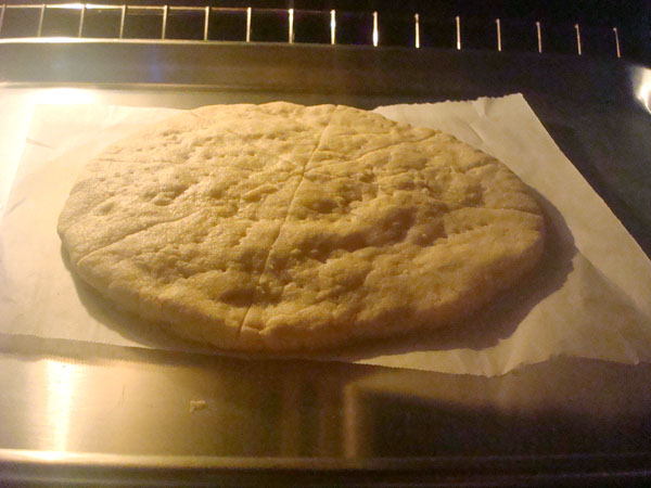 Shortbread on Parchment Paper