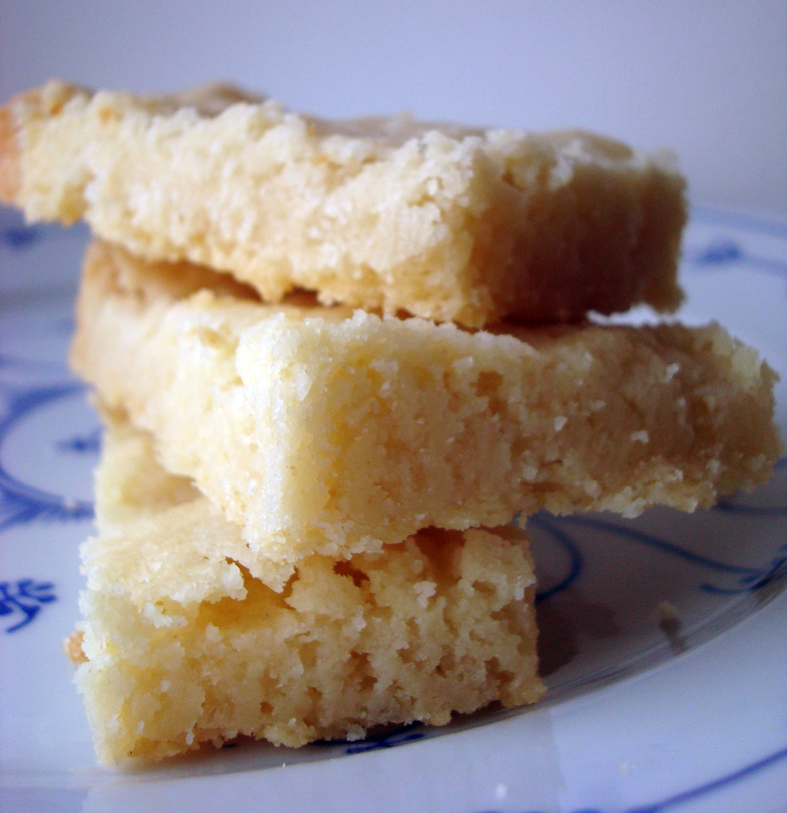 Stacked Pieces of Shortbread