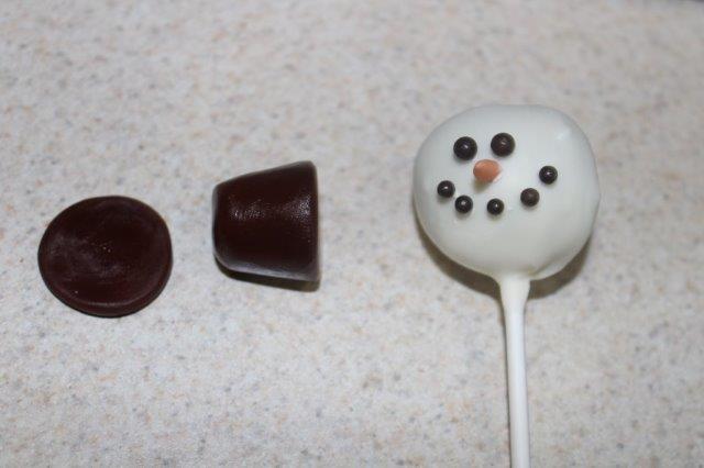 Snowman Cake Pop