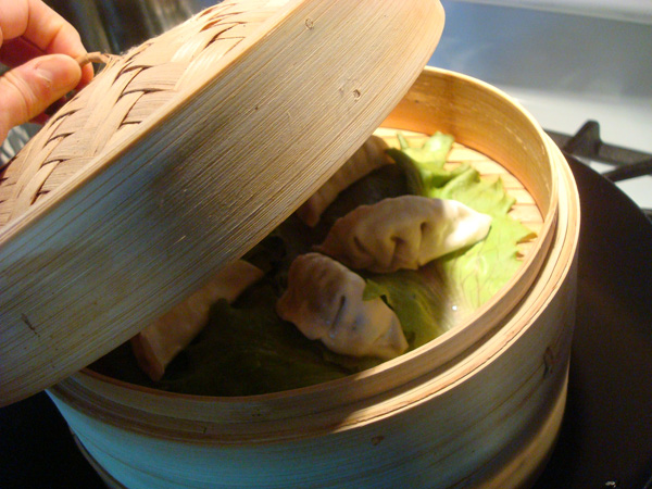 Steamed Dumplings in Bamboo Steamer - Bluprint.com