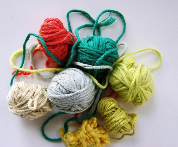 Loose Balls of Colorful Yarn