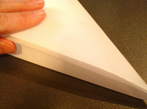 Placing Parchment Paper