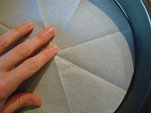 Unfolding Parchment Paper