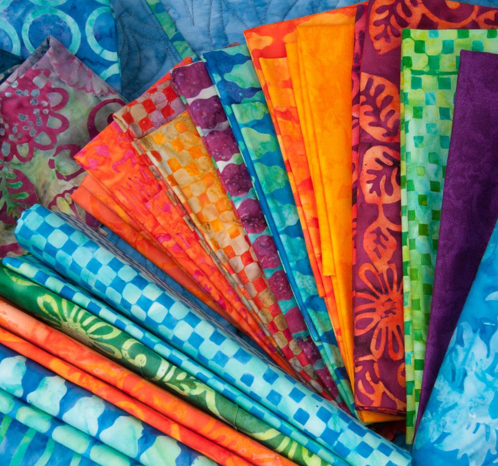 Various Colorful Fabrics