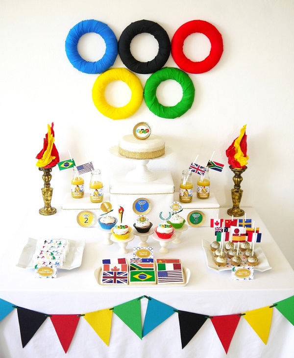 Winter Games Cakes for an Olympic Themed Party 