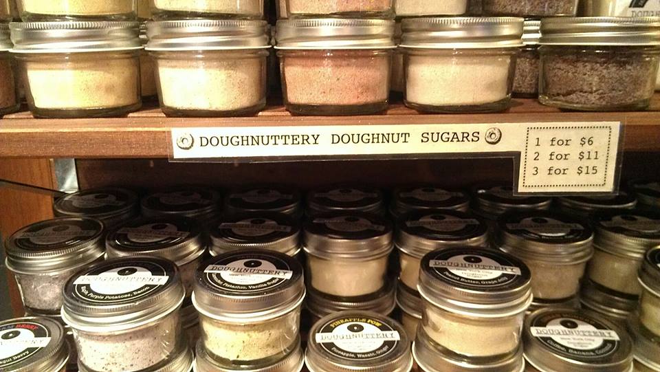 Jars of Sugars on Shelves
