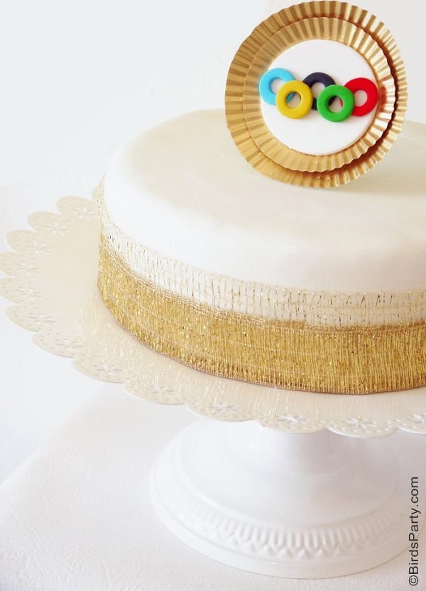 Iconic Rings Cake