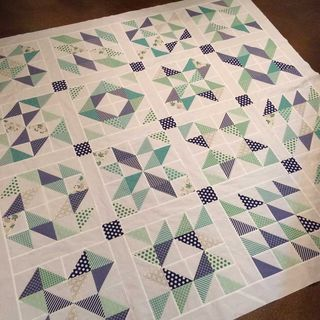 Half Square Triangle Quilt  