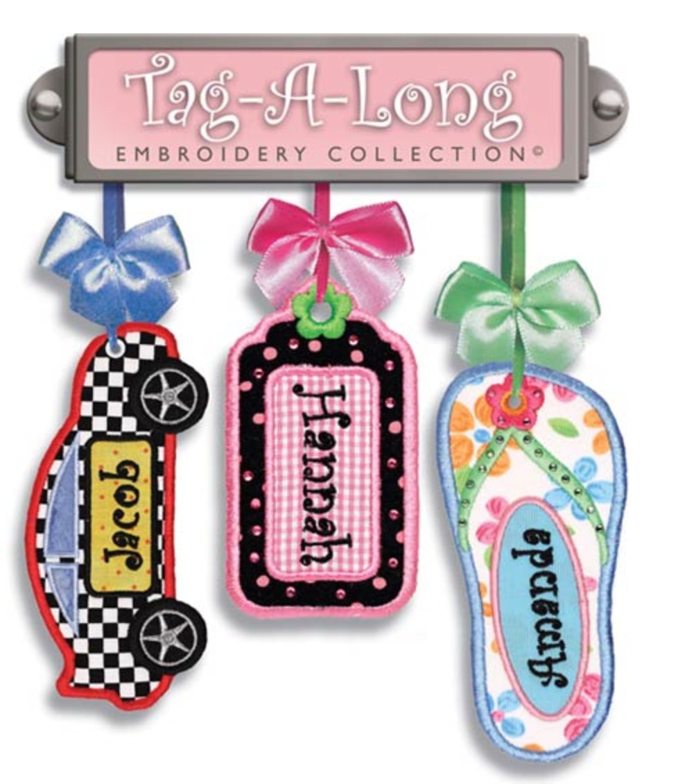 tag-a-long embroidery collection