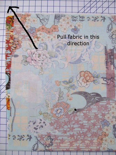 Pulling Fabric in One Direction