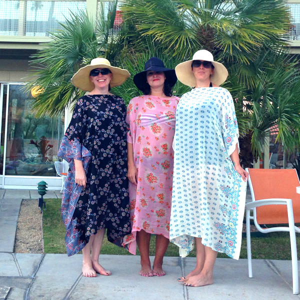 Women Wearing Easy-to-Sew Caftans