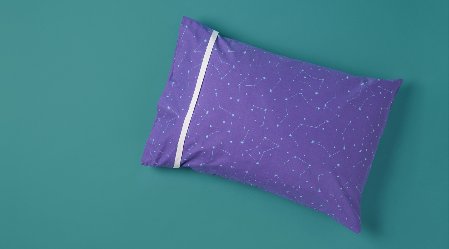 Funda de almohada completada