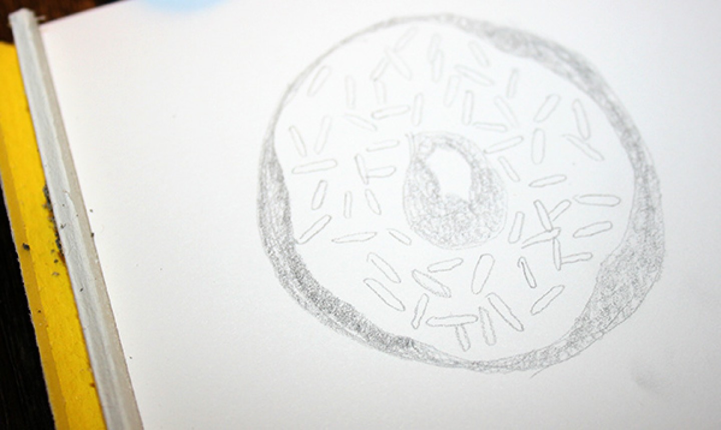 Sketch of a donut