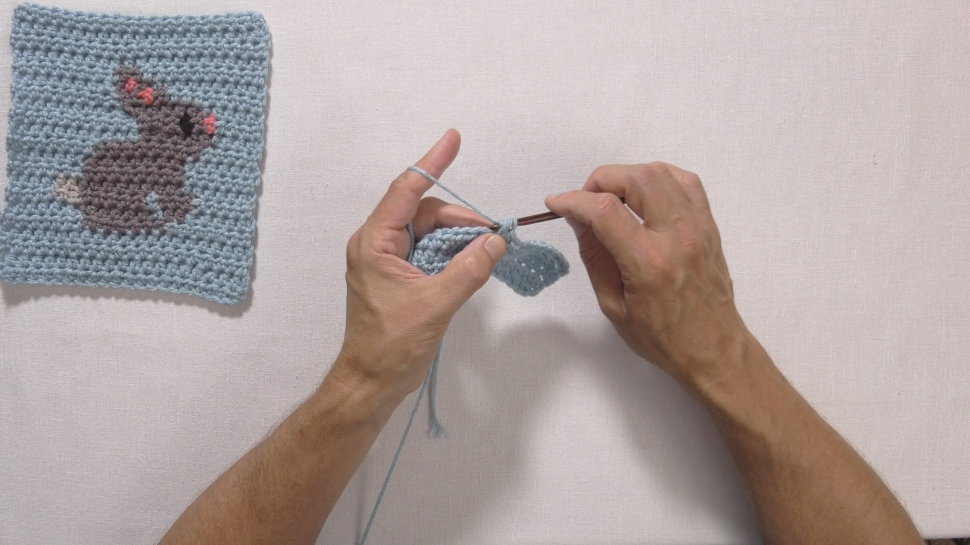Puntos básicos para tejer dibujos en el Crochet Reversible