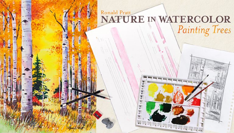La naturaleza en acuarela: pintar árbolesproduct featured image thumbnail.