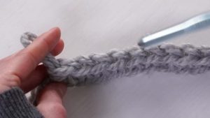 Medio crochet doble