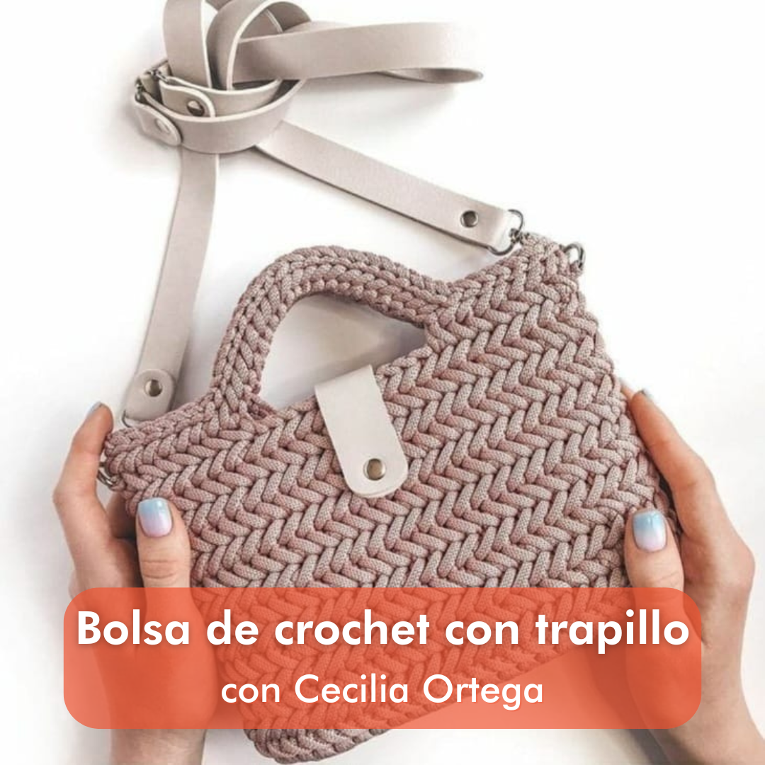 Bolsa De Crochet Con Trapillo – Cecilia Ortega 