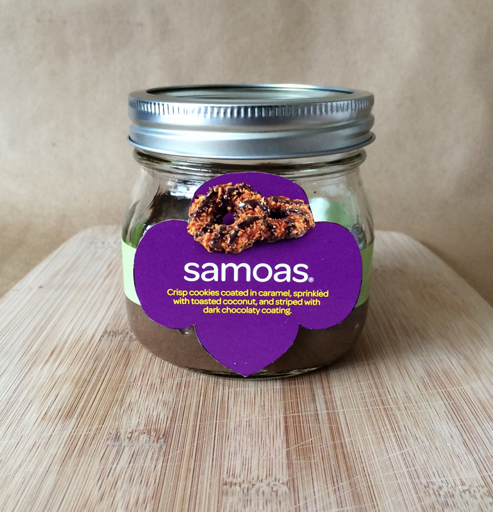 Regalo de mantequilla de galleta de Samosa